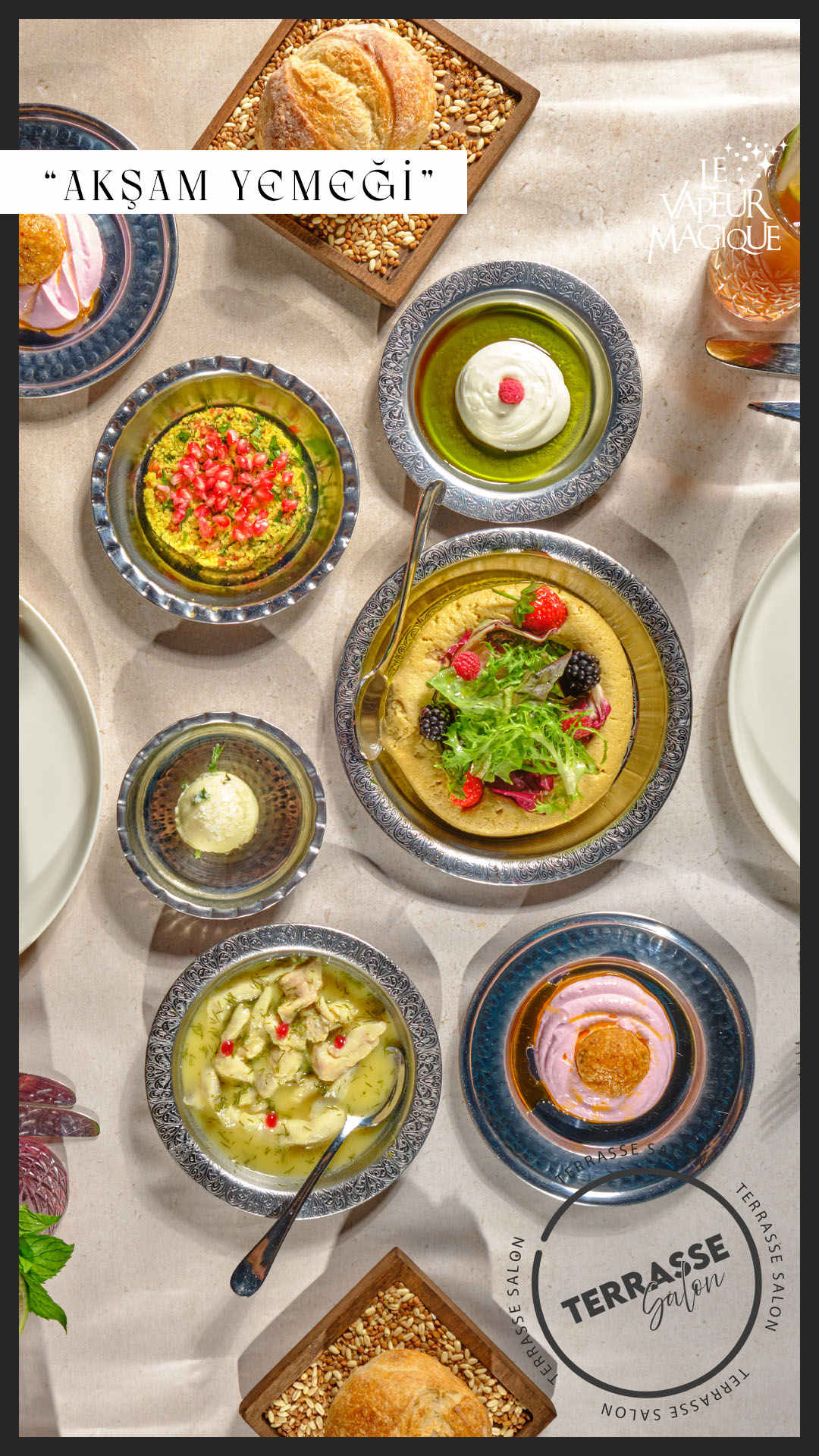 Terrasse Salon Akşam Menüsü
